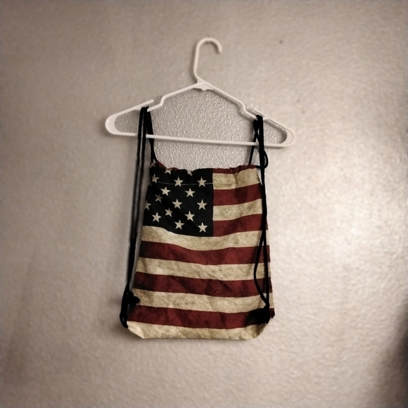 STARS & STRIPES FABRIC BACK PACK - Picture 1 of 5